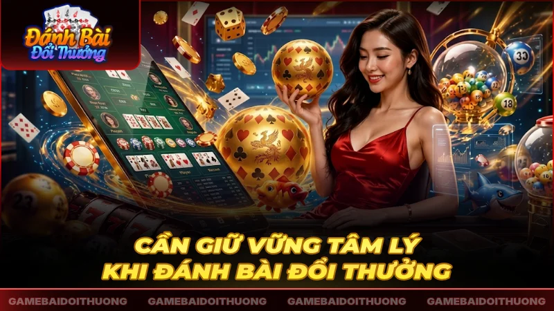 Cần giữ vững tâm lý khi chơi đánh bài đổi thưởng